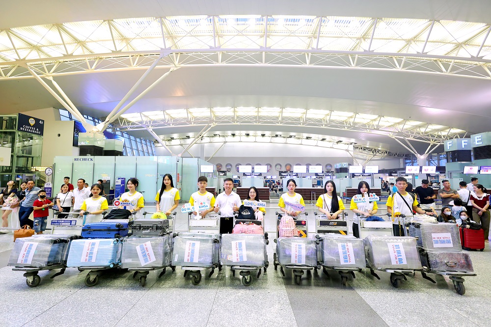 Du học Kinsa tiễn du học sinh sang Hàn Quốc nhập học đại học Taegu kỳ tháng 6-2025