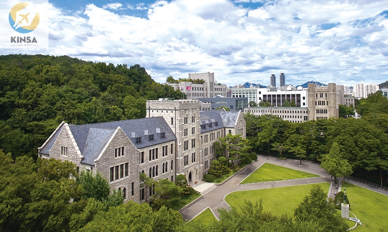 Toàn cảnh trường đại học Hàn Quốc - Korea University