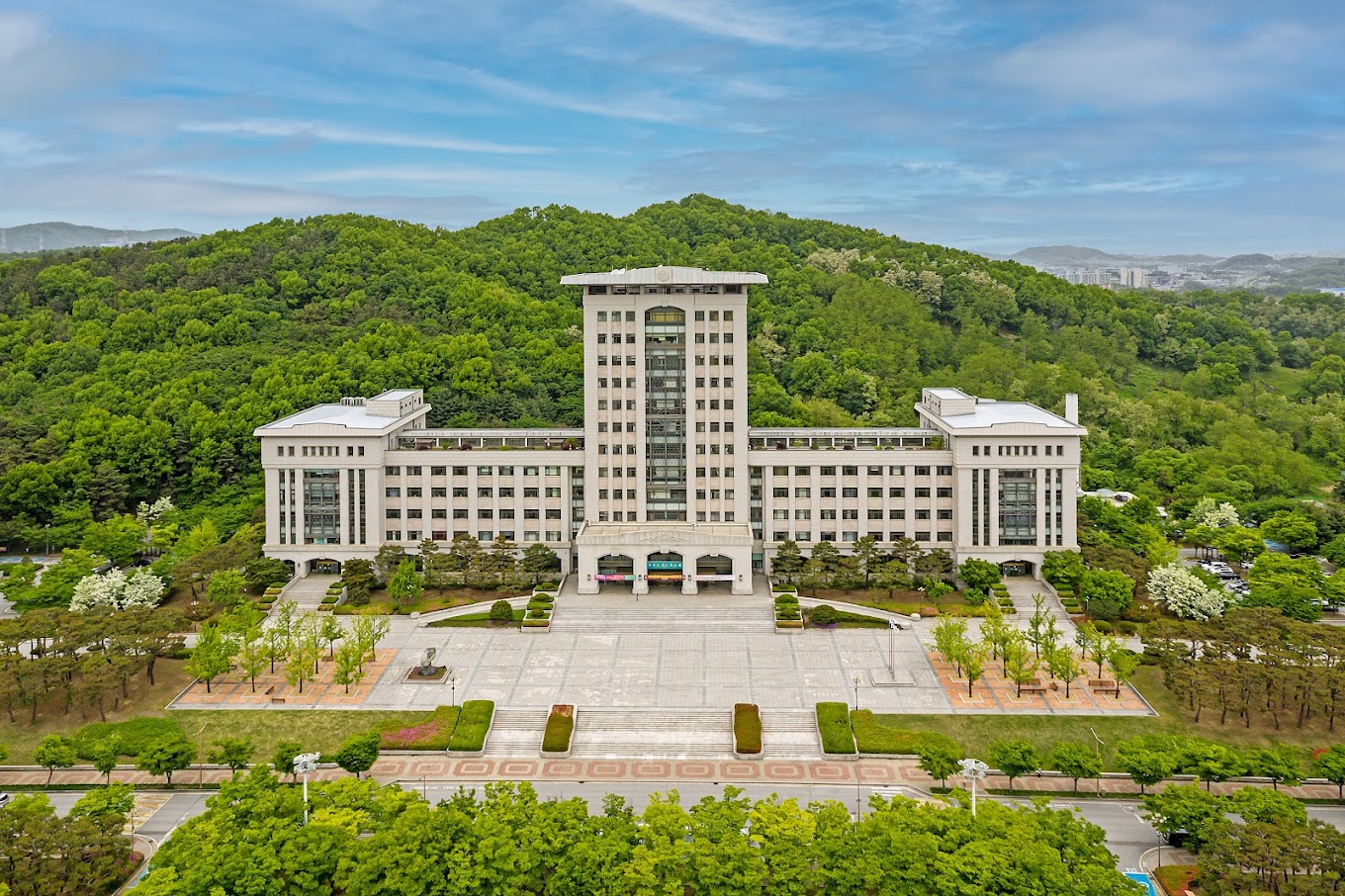 Toàn cảnh trường đại học Sunmoon - Hàn Quốc