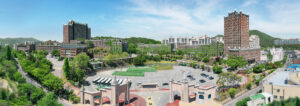 Toàn bộ khung cảnh Trường đại học Gwangju