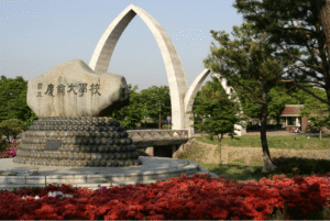 Biểu tượng cổng Đại học Quốc gia Gyeongsang