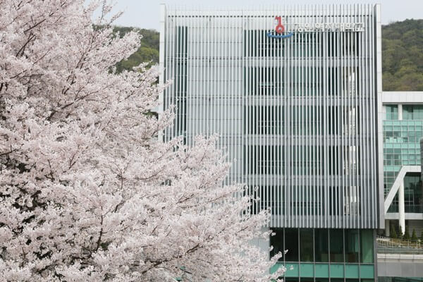 Một góc khác của Đại học Kyungin vào xuân