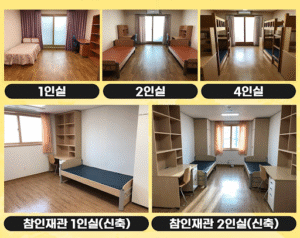 Các loại phòng ký túc xá Thư viện trường Đại học Daegu Catholic 