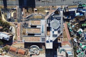 Khuôn viên ký túc xá rộng lợn tại Trường Cao đẳng Văn hóa Keimyung 