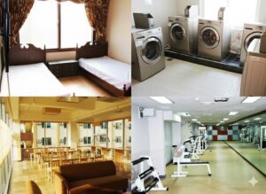 Tiện nghi và ký túc xá tại trường Đại học Kunjang