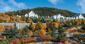 Cảnh đẹp tại trường Đại học Chosun Hàn Quốc