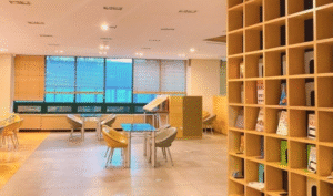 Thư viện tại Viện Cao học Ngôn ngữ Quốc tế Hàn Quốc