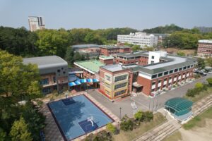 Đại học Giáo dục Quốc gia Hàn Quốc (KNUE) nhìn từ trên cao.