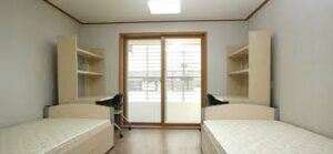 Phòng ký túc xá tại trường Cao đẳng Yeungjin