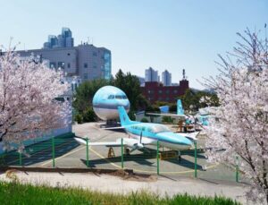 Khu kỹ thuật hàng không trong trường Cao đẳng Kỹ thuật Inha