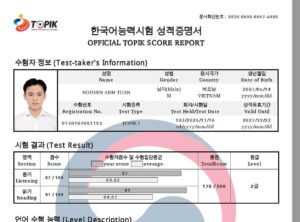 Các bạn Du học sinh Kinsa luôn cố gắng cho cuộc thi TOPIK 105 vào năm 2026